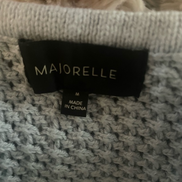 MAJORELLE | Federico Crochet Dress in Sky Blue | medium - Picture 2 of 4